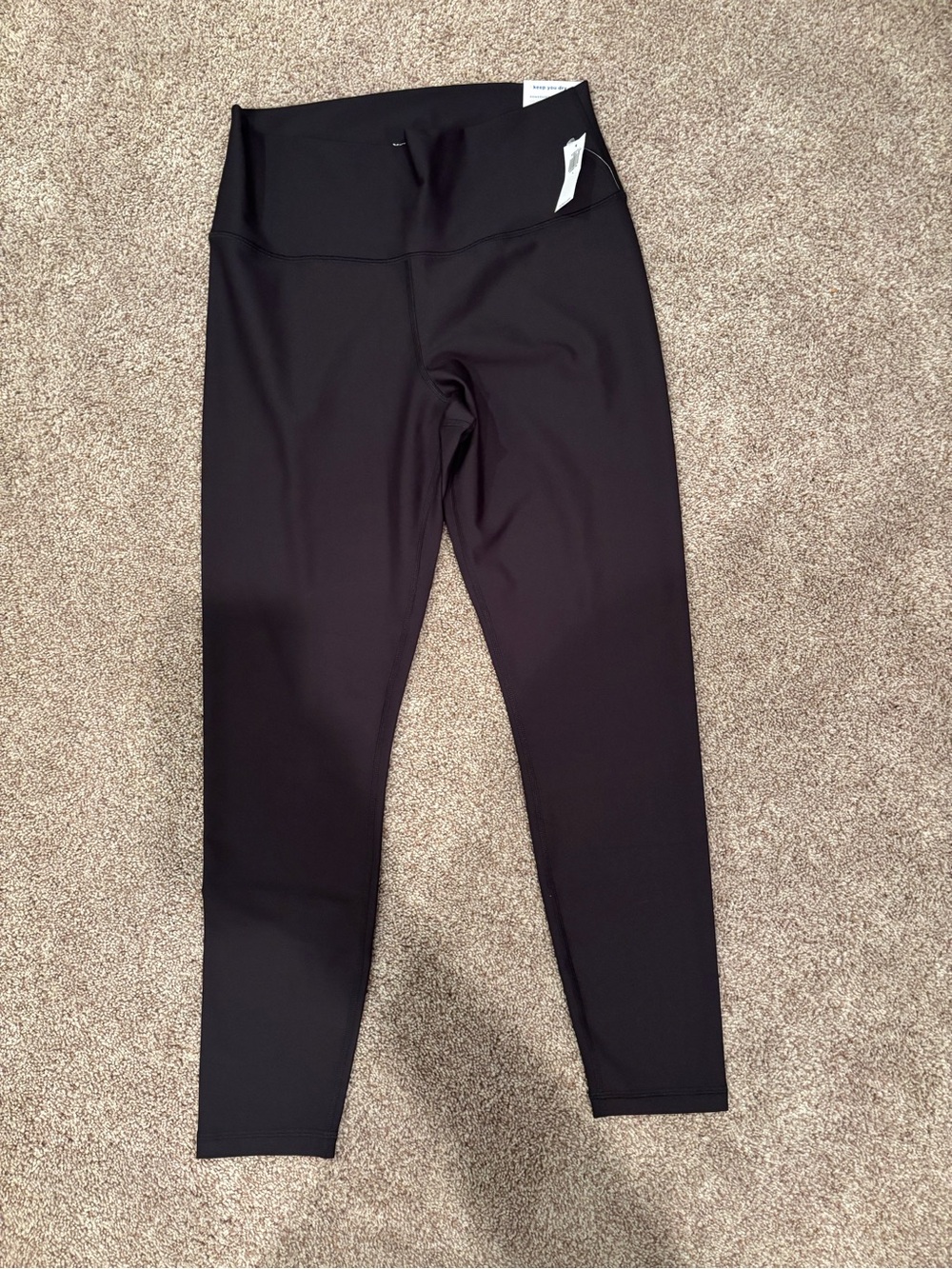 Old Navy Solid Black High-Rise Leggings